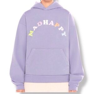 Madhappy Pastels French Terry Hoodie In Rare Taro Purple Lavender Size M Unisex